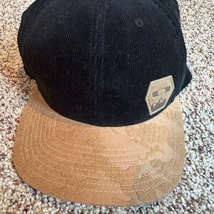 Oakley Black and Tan Corduroy SnapBack